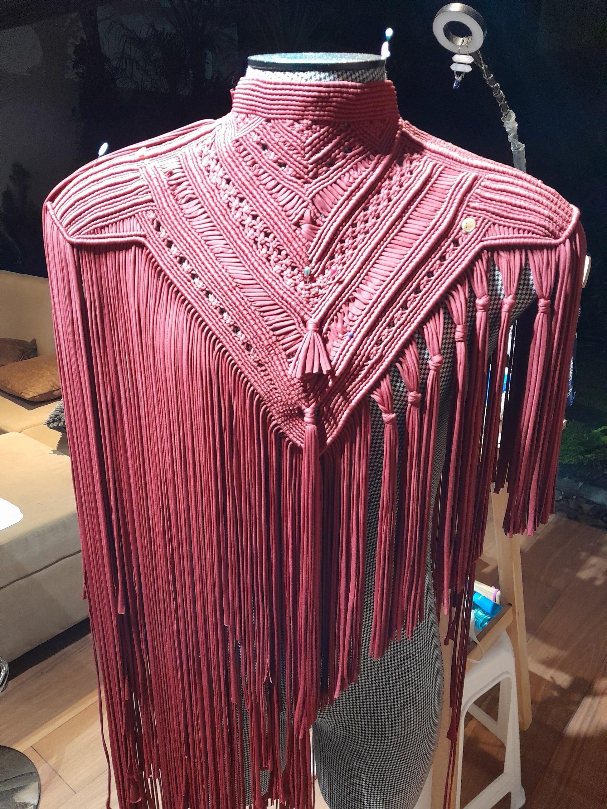 Festival Men's Cape - Handcrafted Unique Outfit for Him