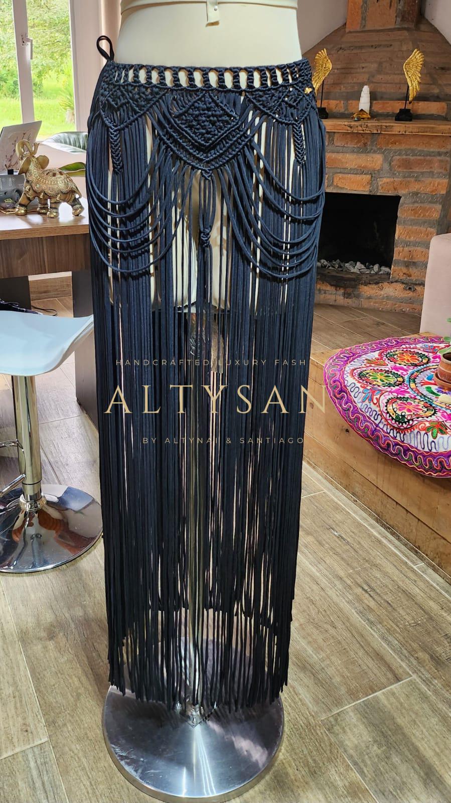 Handmade Macramé Convertible Skirt - Multifunctional Festival & Beach Wear