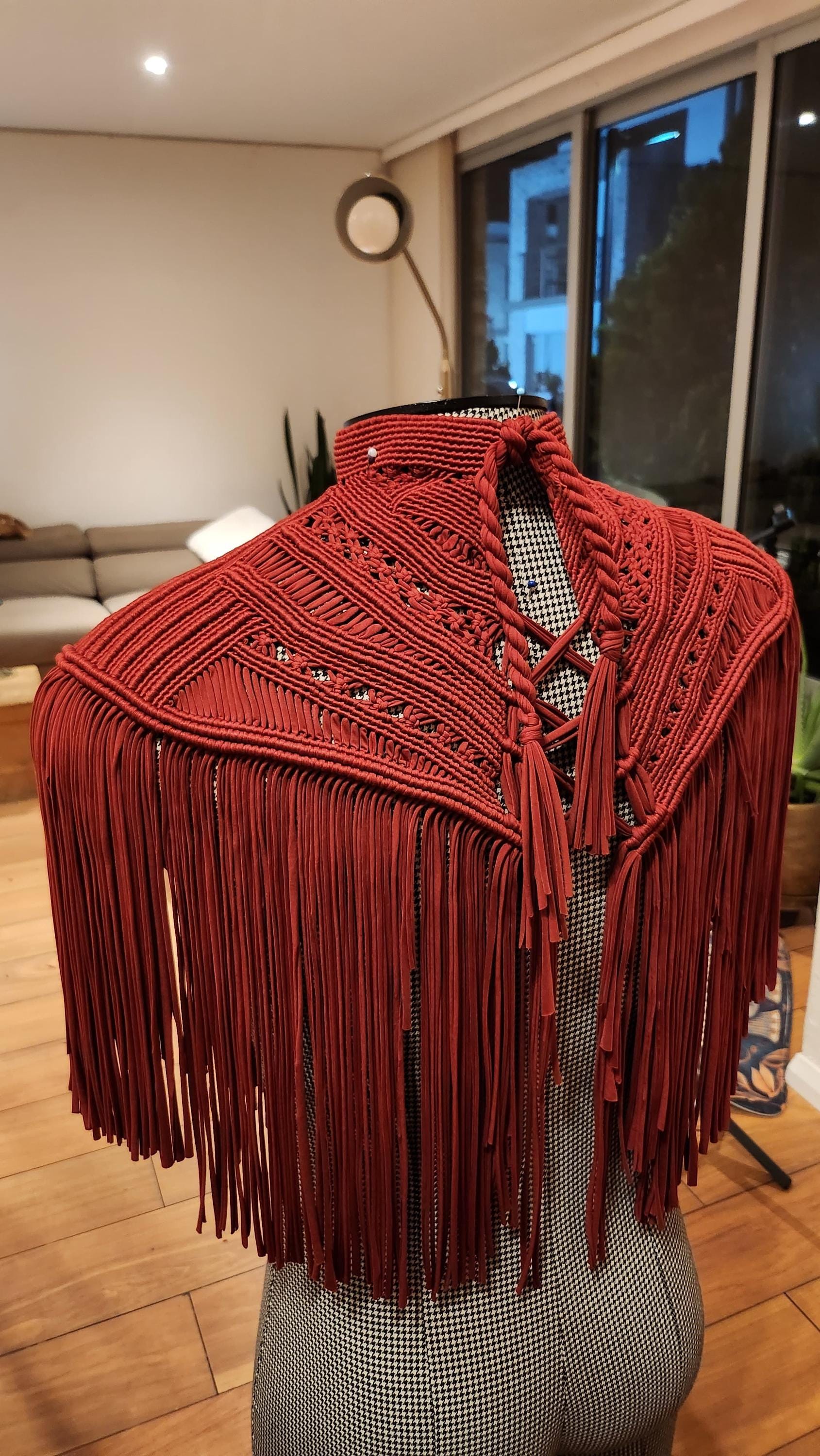 Festival Men's Cape - Handcrafted Unique Outfit for Him