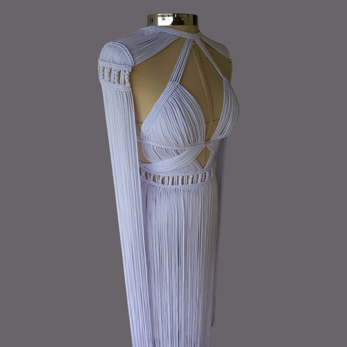 Macramé Beach Wedding Dress - Boho Festival Outfit HERA