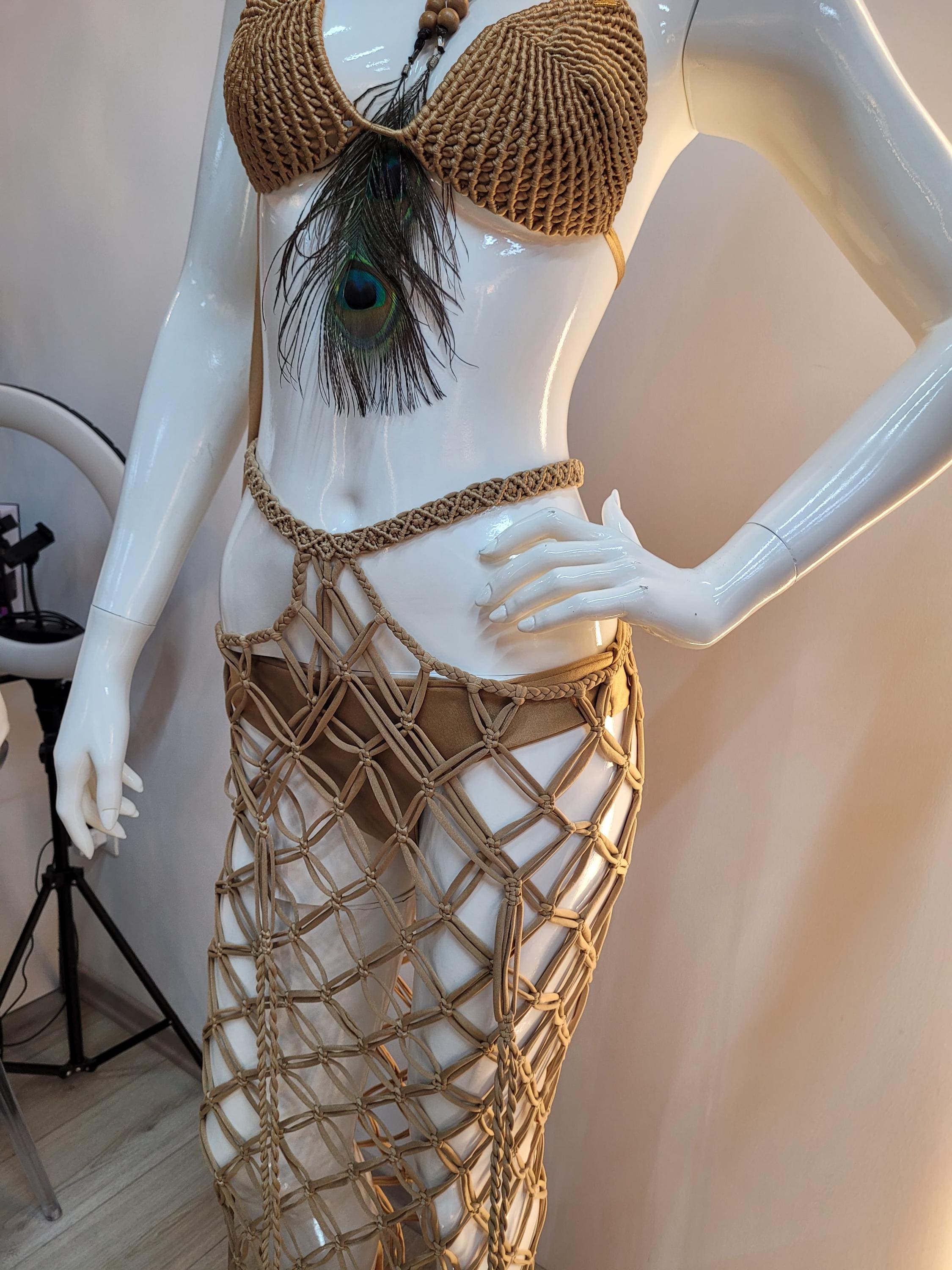 Versatile Macramé Cover Up - Skirt or Dress - Lyra