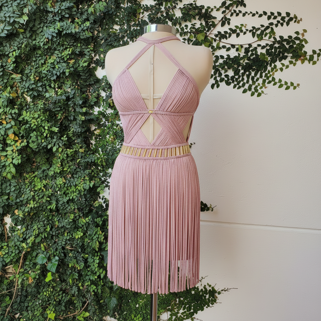 Macramé Mini Dress - Sexy Vacation & Beach Party Outfit