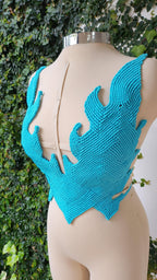 Macramé Corset Top - Twin Flames Festival Outfit