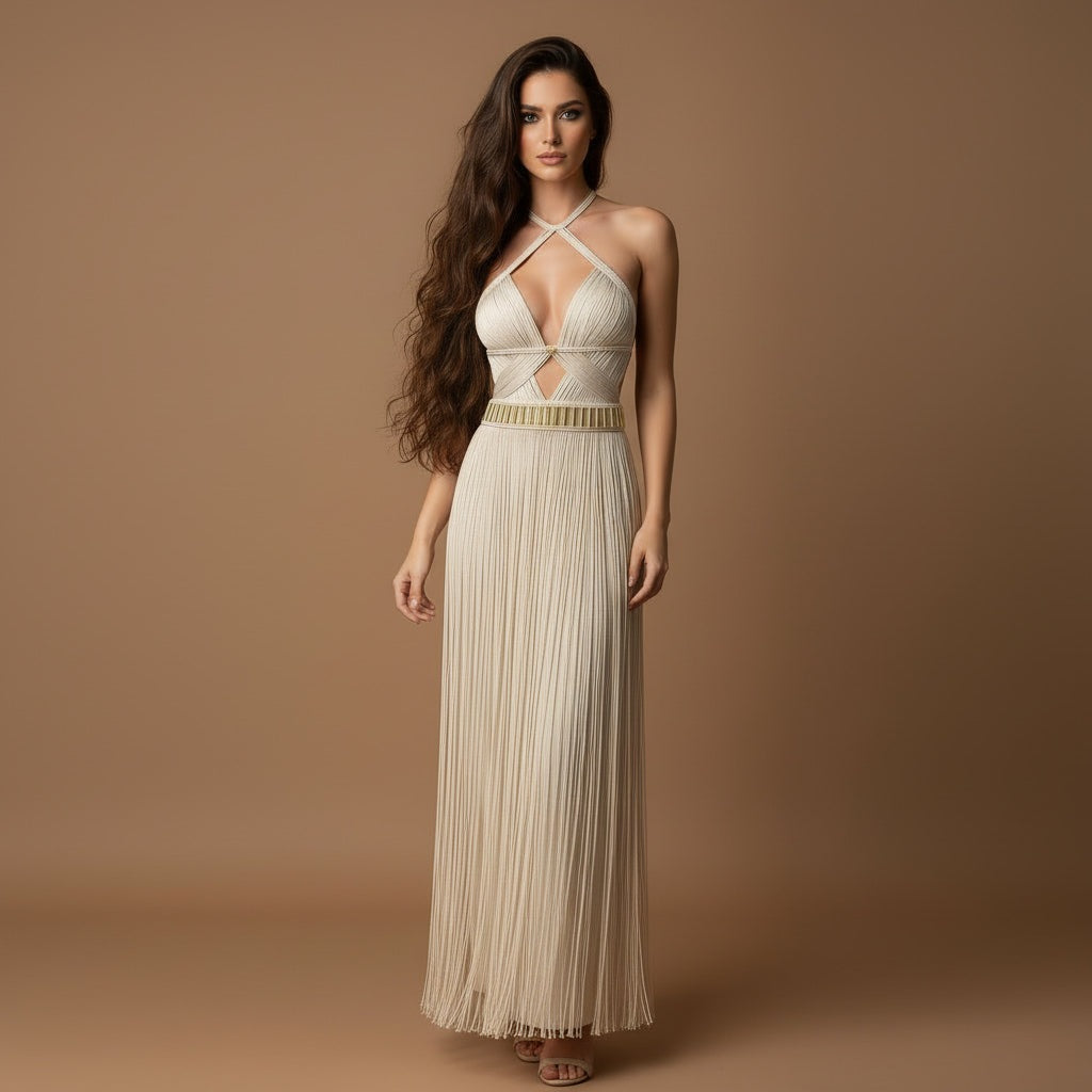 Resort Festival Dress Selene White / S Resort Festival Dress Selene White / S