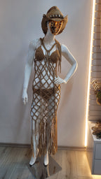 Versatile Macramé Cover Up - Skirt or Dress - Lyra