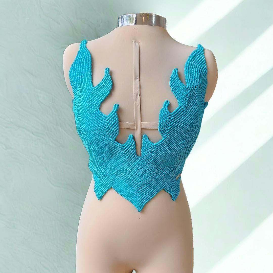 Boho Chic Corset Twin Flames Macrame Top