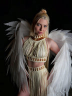 Goddess Statement Macrame Set - Two-Piece Festival Outfit Amunet