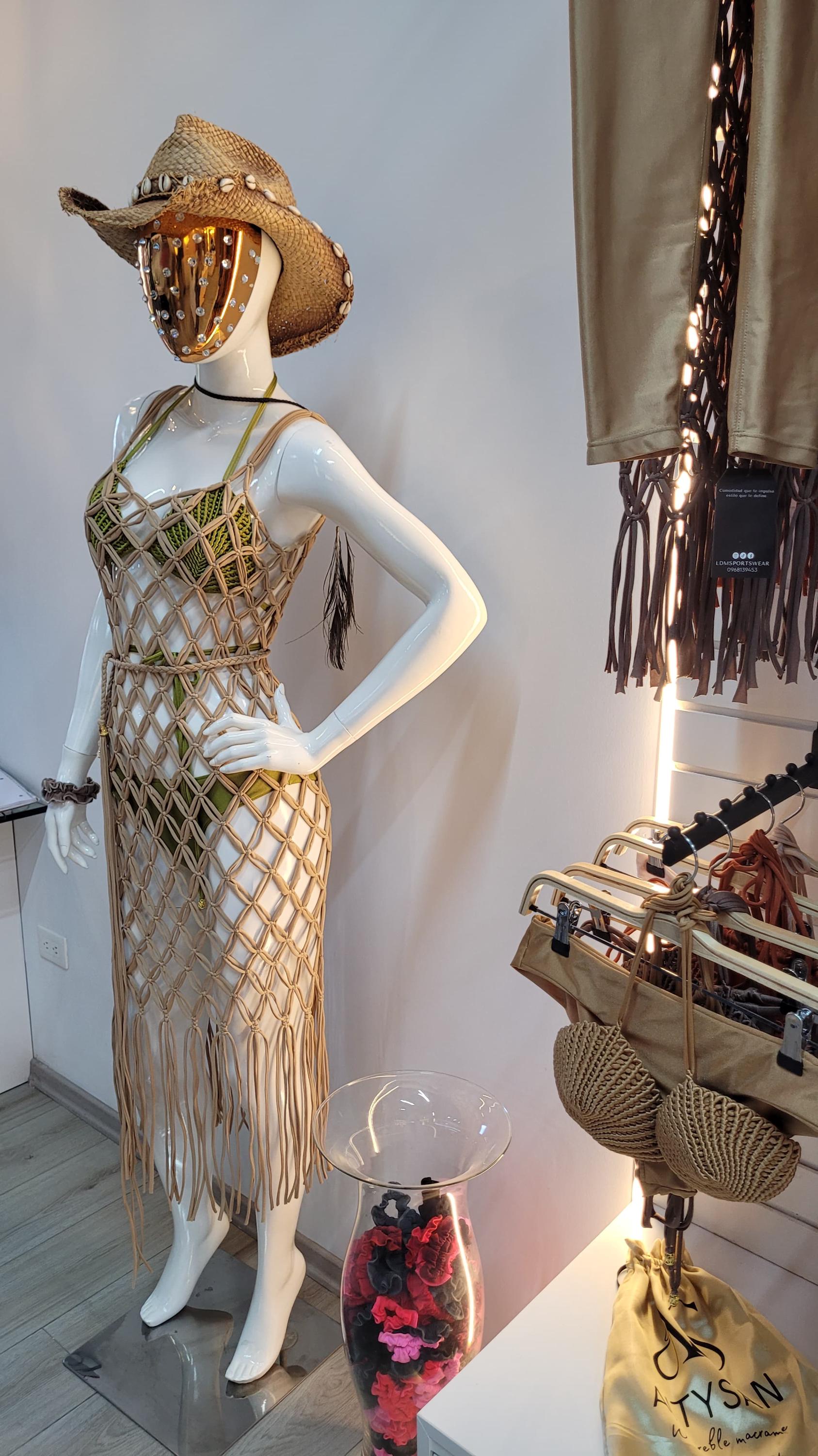 Summer fashion, beach party outfit, 3 piece outfit for women