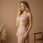 2-Piece Macramé Set - Beach Resort & Festival Outfit