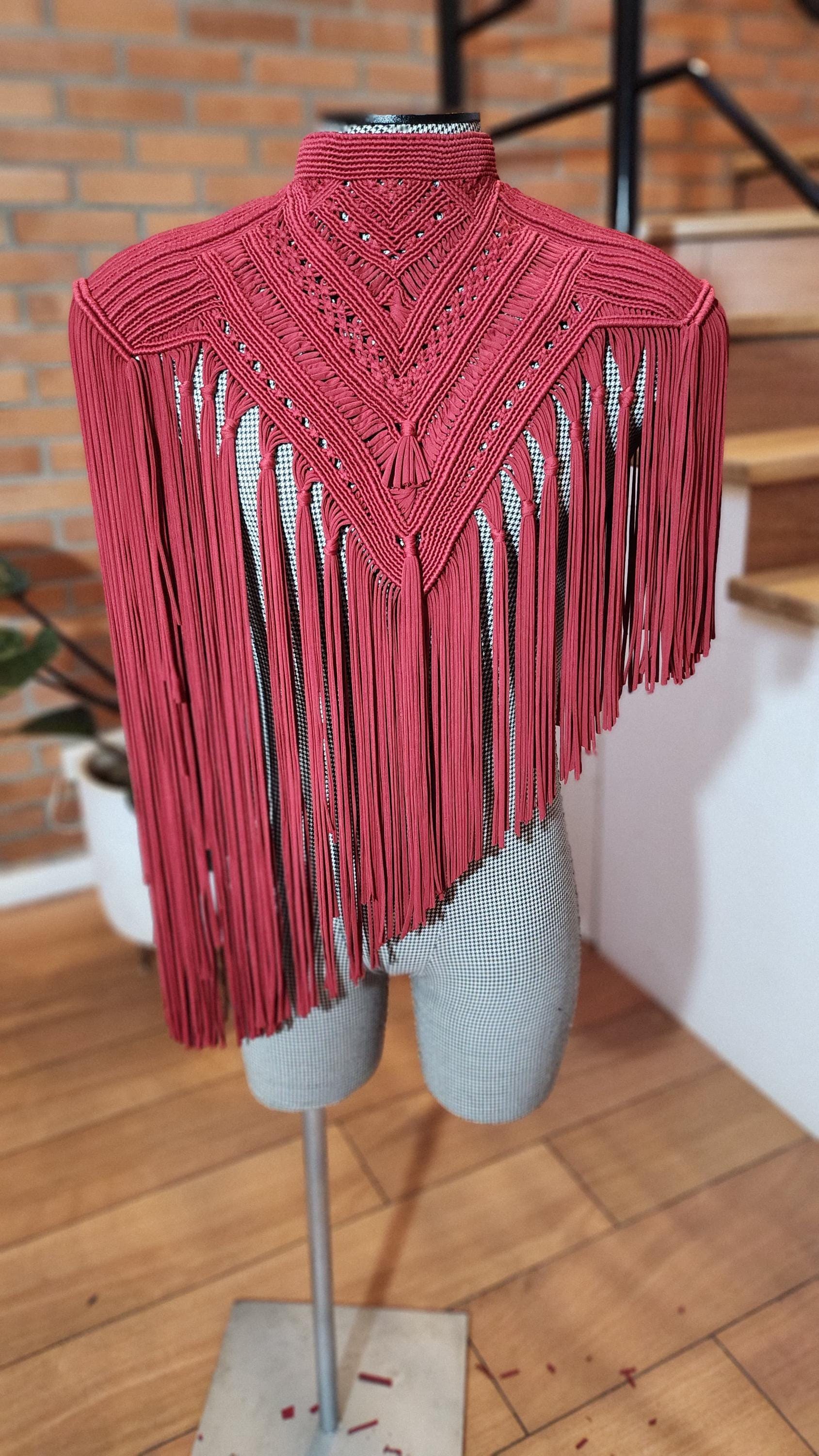 Festival Men's Cape - Handcrafted Unique Outfit for Him