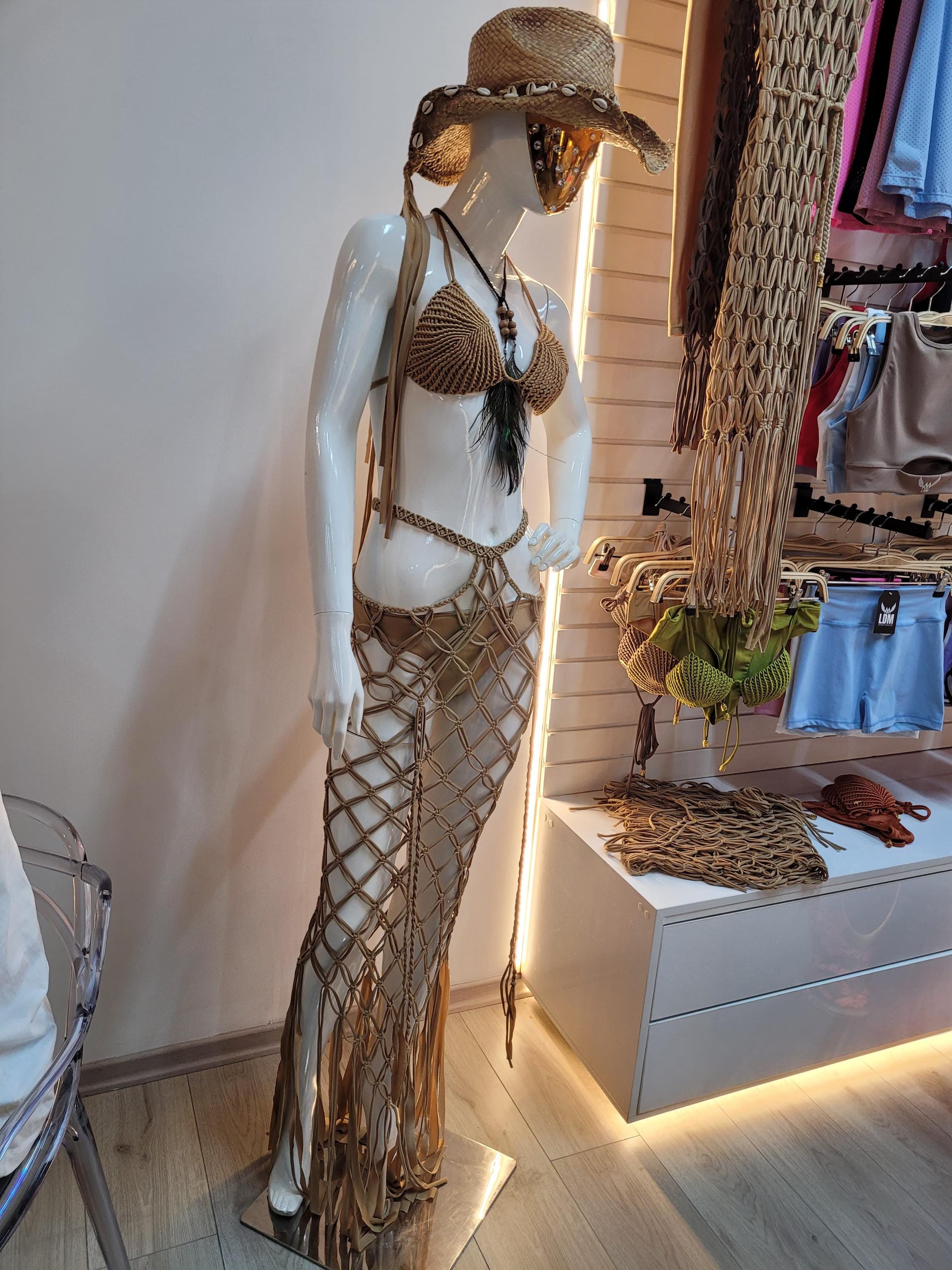 Versatile Macramé Cover Up - Skirt or Dress - Lyra