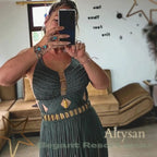 White Macramé Halter Dress - Boho Wedding & Resort Gown