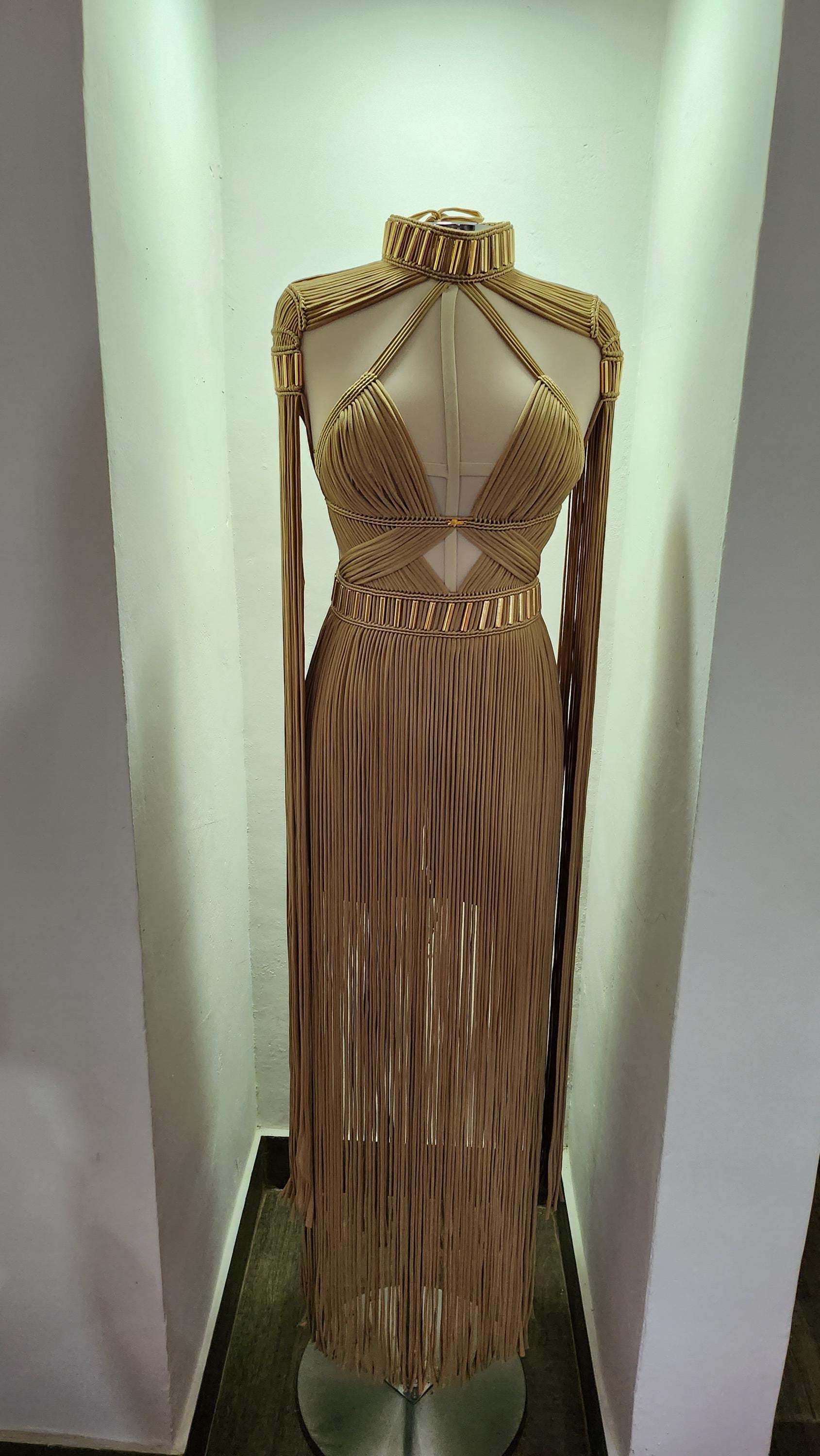 Macramé Festival Dress - Luxury Fringe Boho Rave Outfit