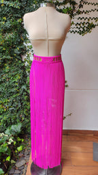 Nefertiti Macramé Two-Piece Set - Removable Sleeves Festival Outfit