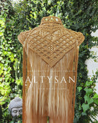 Boho Cape, Festival Outfit, Burningman Outfit, Macrame Vest. concert outfit ideas - ALTYSAN
