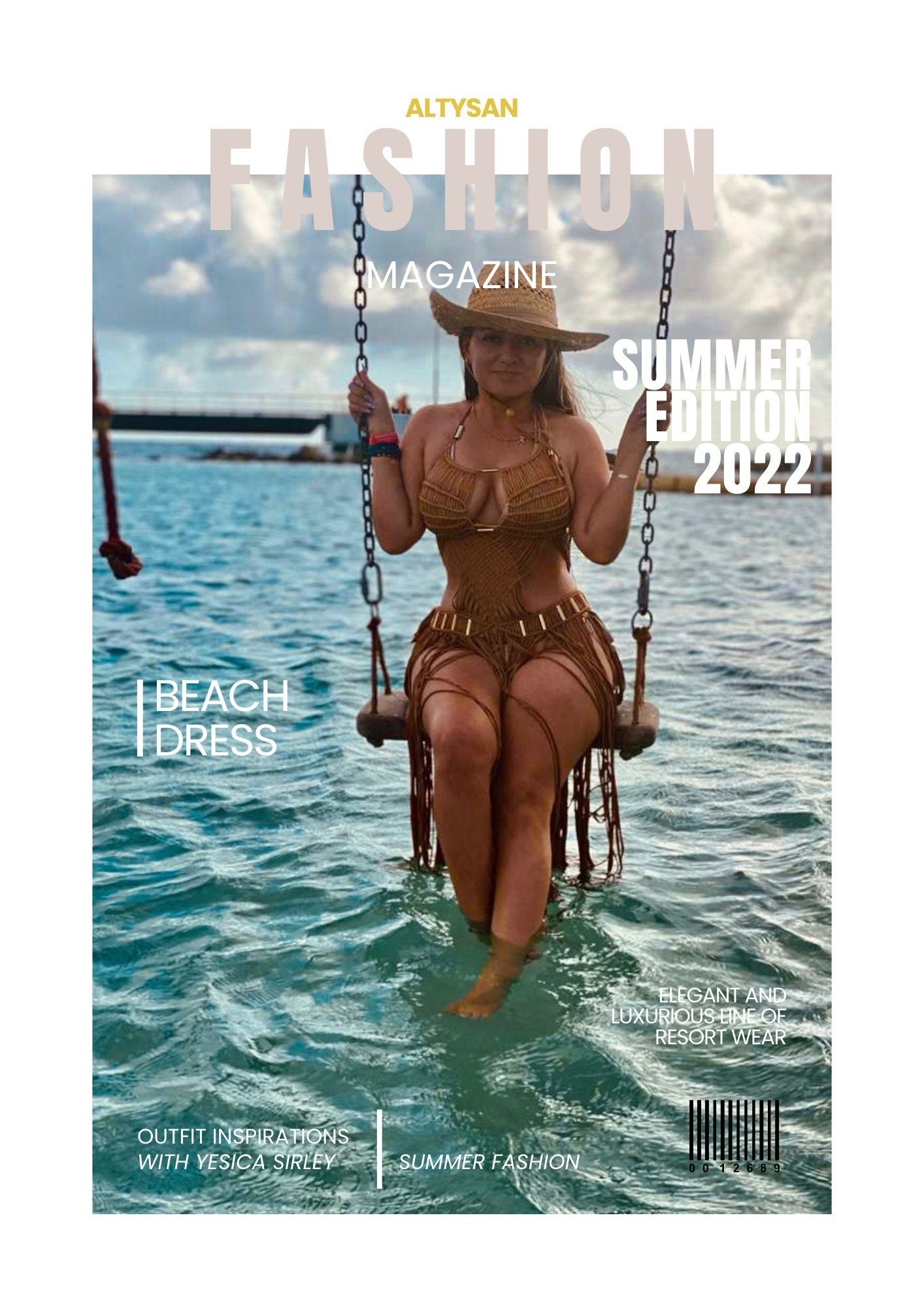 Macrame Maxi Dress - White Halter Wedding & Yacht Dress - Sekhmet