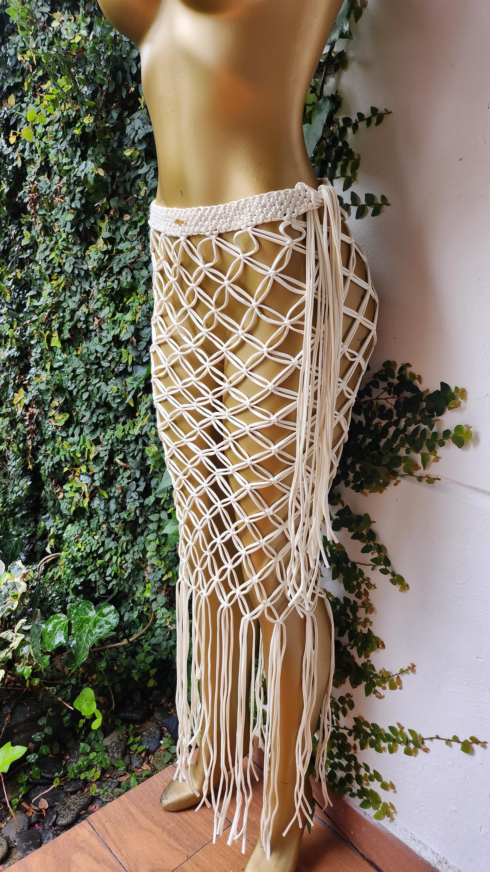 Waves Skirt, Festival Outfit, Cover up, Resort Wear Outfit