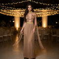 Gold Macramé Festival Dress - Goddess Outfit La Forza