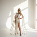 Greek Goddess Macrame Dress - Luxury Handmade Festival & Wedding Dress - Ariel