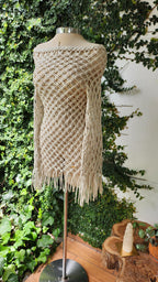 Macrame Beach Cover Up Dress - Handmade Crochet Swimsuit Cover Up for Women