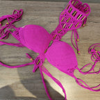 Macramé Crop Top - Removable Long Sleeves Nefertiti