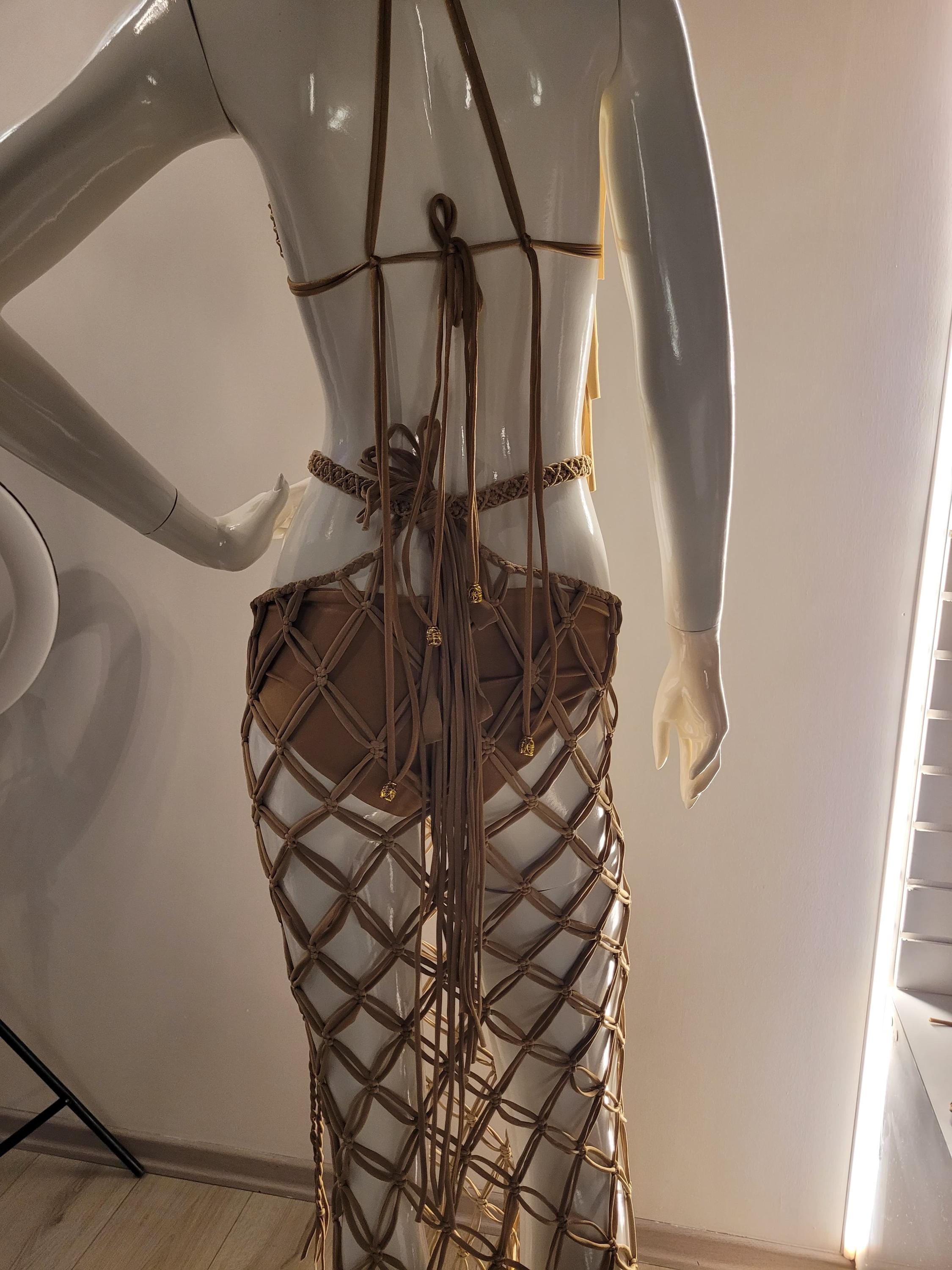 Versatile Macramé Cover Up - Skirt or Dress - Lyra