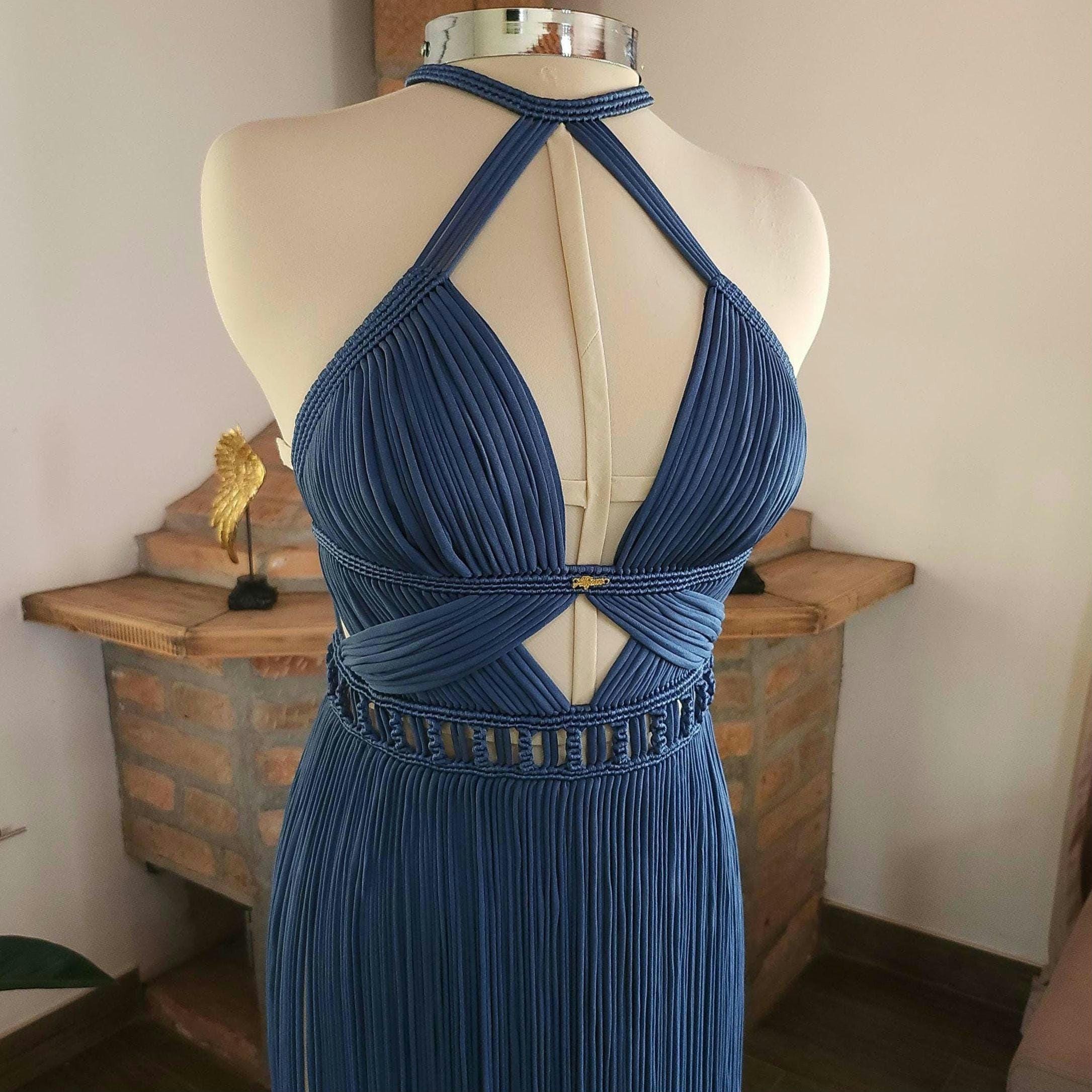 Handmade Macramé Dress - Luxury Festival Wear - Trinity