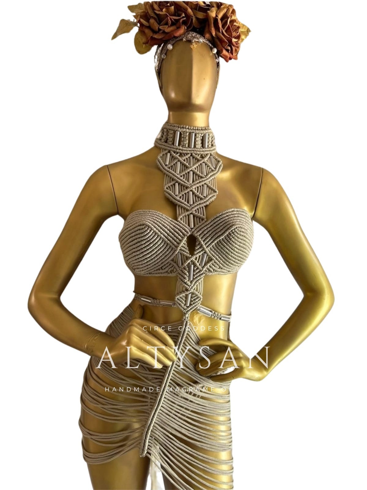 boho chic fashion, Festival Dress , Elegant Resort Wear, Cruise wear, Circe Goddess, mini dress