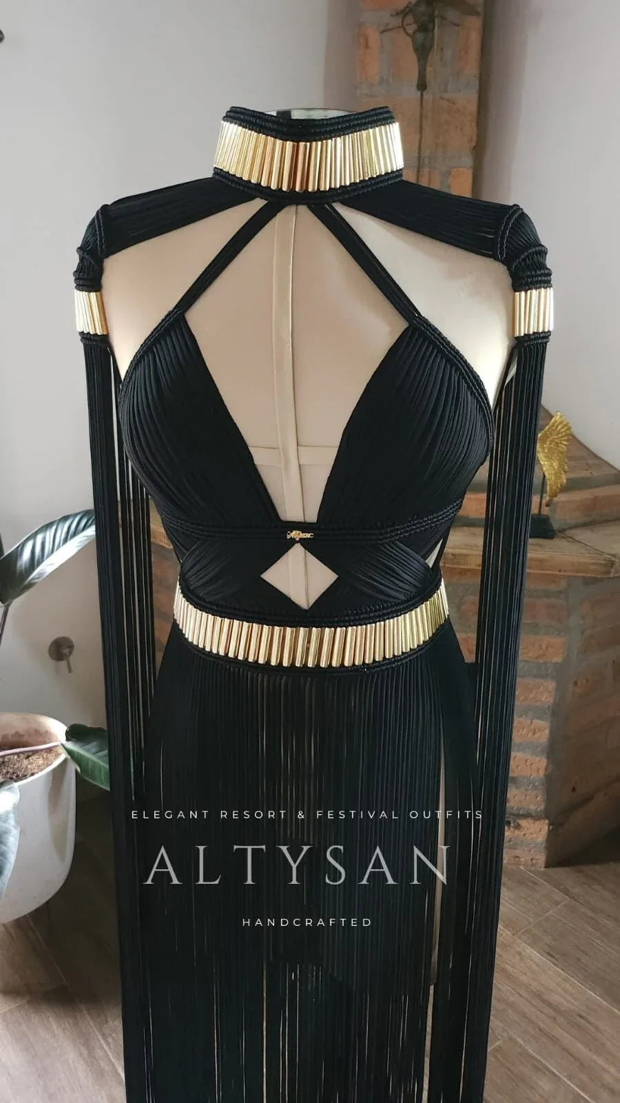 Boho Chic, Wedding Dress, La Forza Midi Dress - Perfect Beach Party & Rave Outfit, women dresses - ALTYSAN