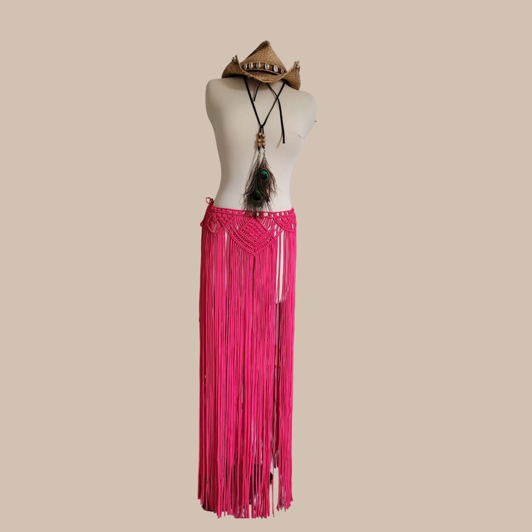 Margareth Skirt, Festival outfit, macrame skirt