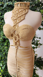 boho chic fashion, Festival Dress , Elegant Resort Wear, Cruise wear, Circe Goddess, mini dress - ALTYSAN