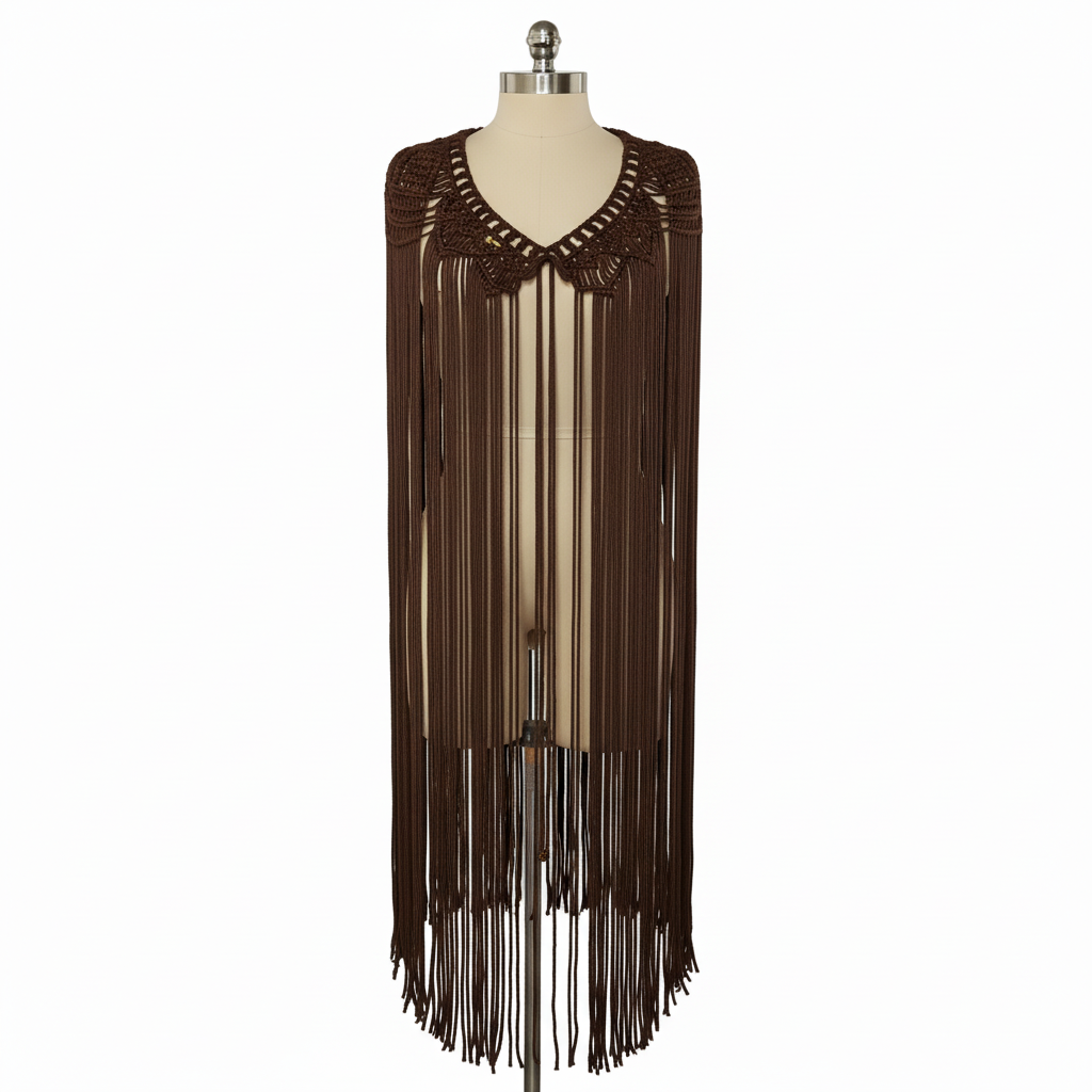 Handmade Macramé Convertible Skirt - Multifunctional Festival & Beach Wear