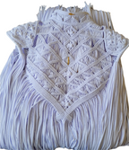 Men's Macramé Cape Horus – Unisex Festival Poncho