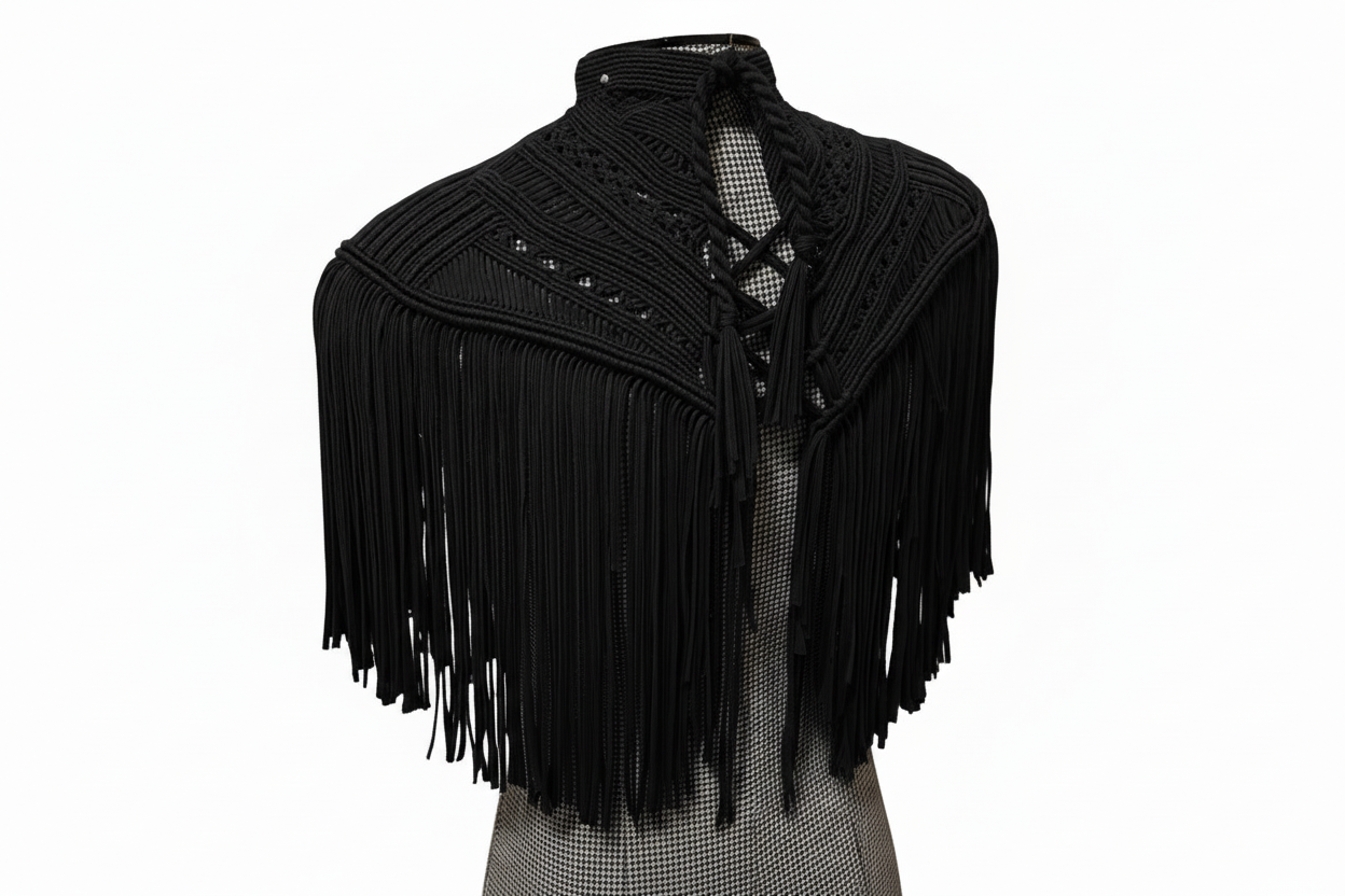 Festival Men's Cape - Handcrafted Unique Outfit for Him