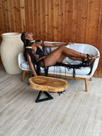 Macramé Greek Goddess Dress - Luxury Fringe Festival Gown