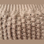 Hand-Crocheted Merino Wool Couture Pants — 3D Textured Artisan Craft