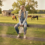 Denim Macramé Jacket Knotty