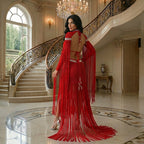 Imperial Fringe Gown Cleopatra