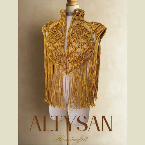 Boho Macramé Cape Vest – Handmade Festival - Atlas