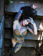 Boho Bikini Swimsuit, thong bikini sets, Festival Outfit, Womens Bikini Top, Handmade Bikini