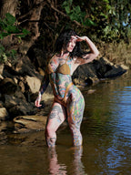 Boho Bikini Swimsuit, thong bikini sets, Festival Outfit, Womens Bikini Top, Handmade Bikini