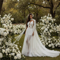 Boho Halter Resort Gown Iris