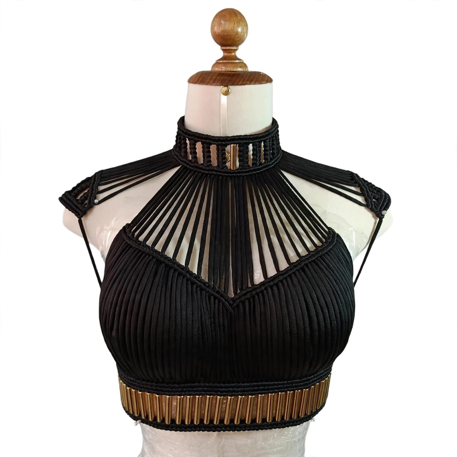 Festival Crop Top, halter top Fenix set