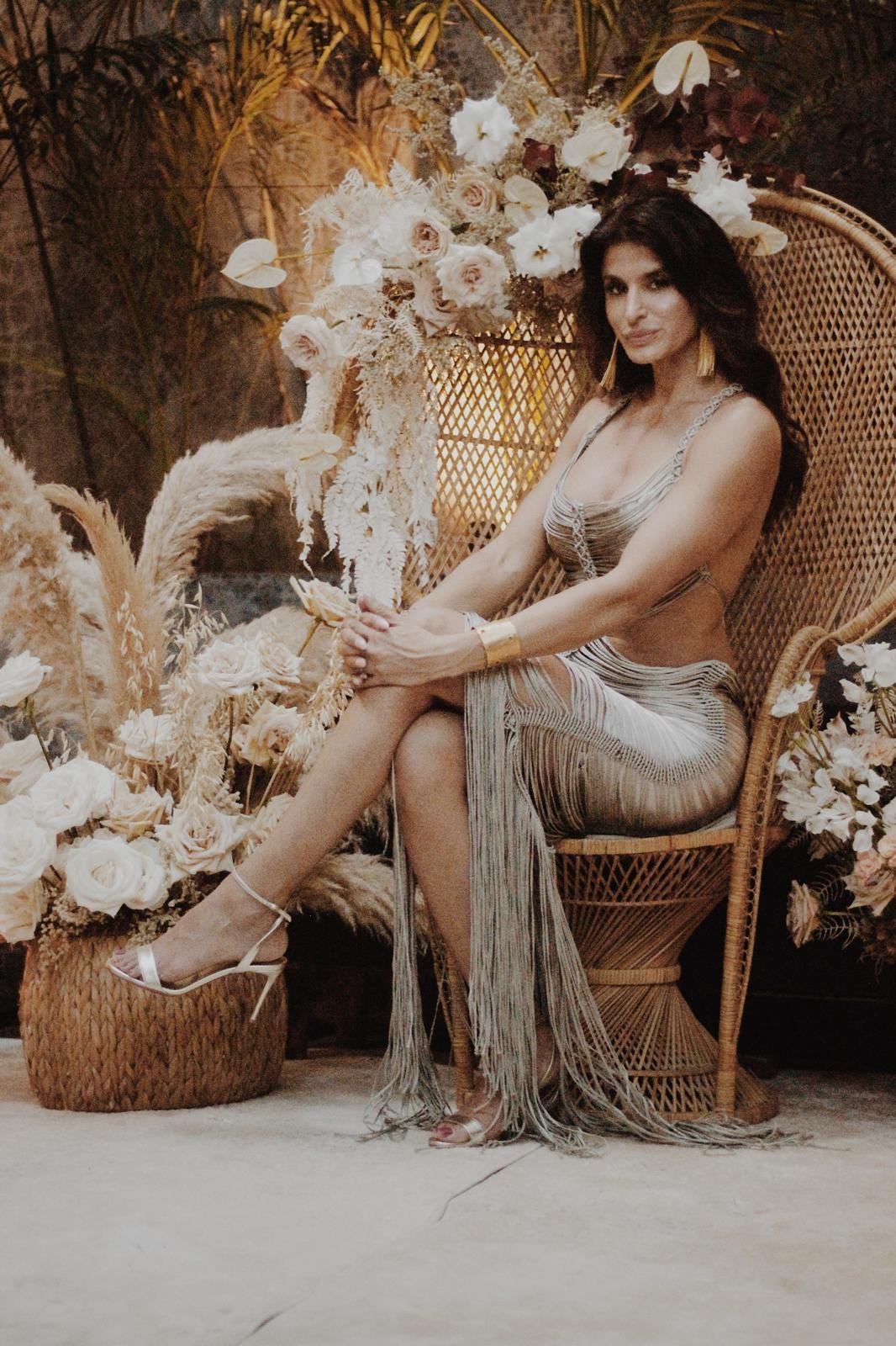 Luxury Macramé Cocktail Dress - Couture Evening Gown