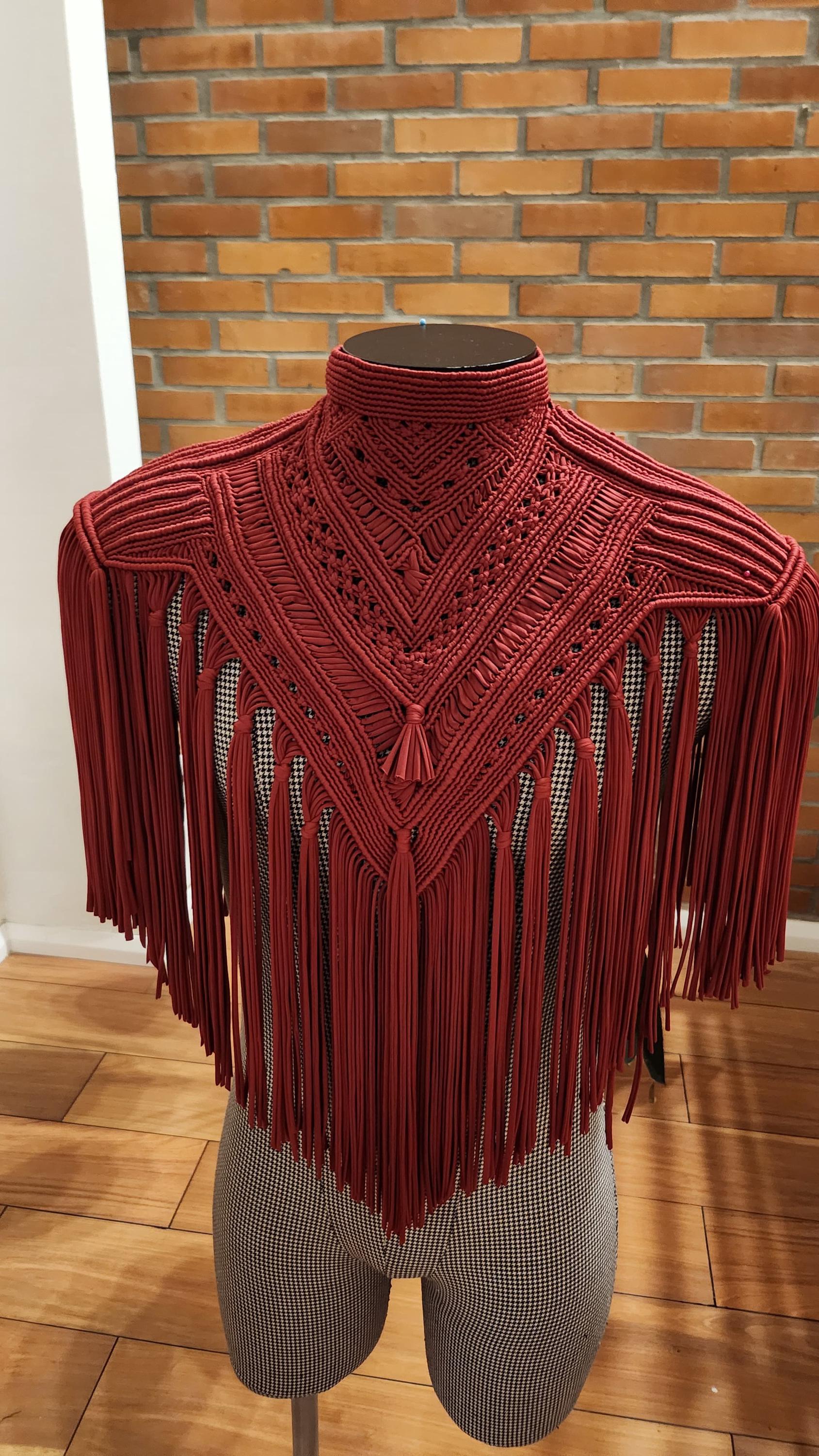 Festival Men's Cape - Handcrafted Unique Outfit for Him