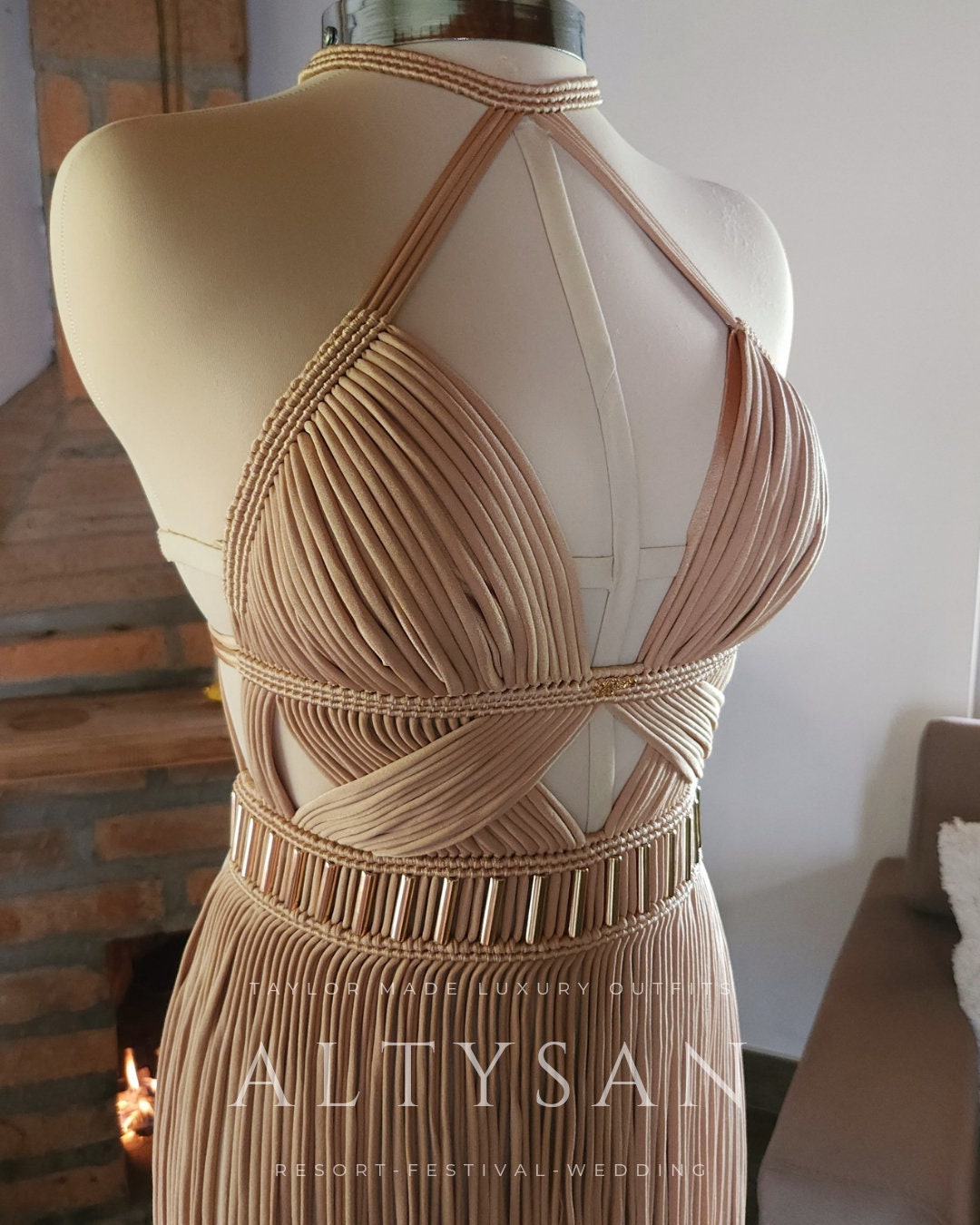Macramé Mini Dress - Sexy Vacation & Beach Party Outfit