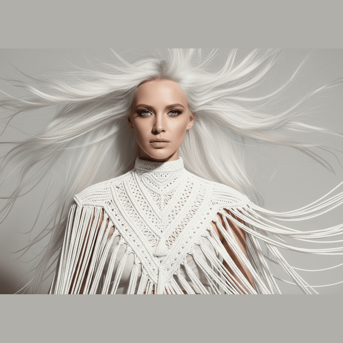 Unixes Macrame Festival capelet-Cape -Poncho