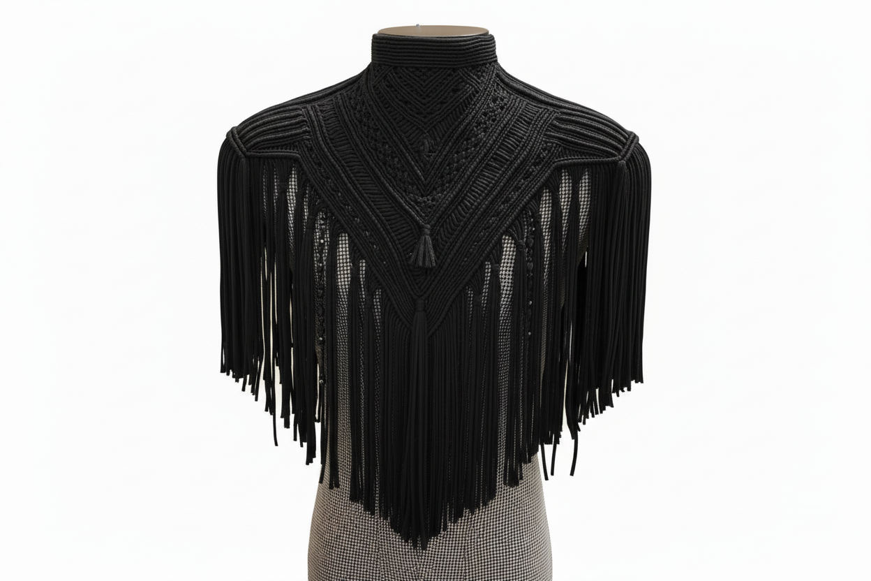 Festival Men's Cape - Handcrafted Unique Outfit for Him