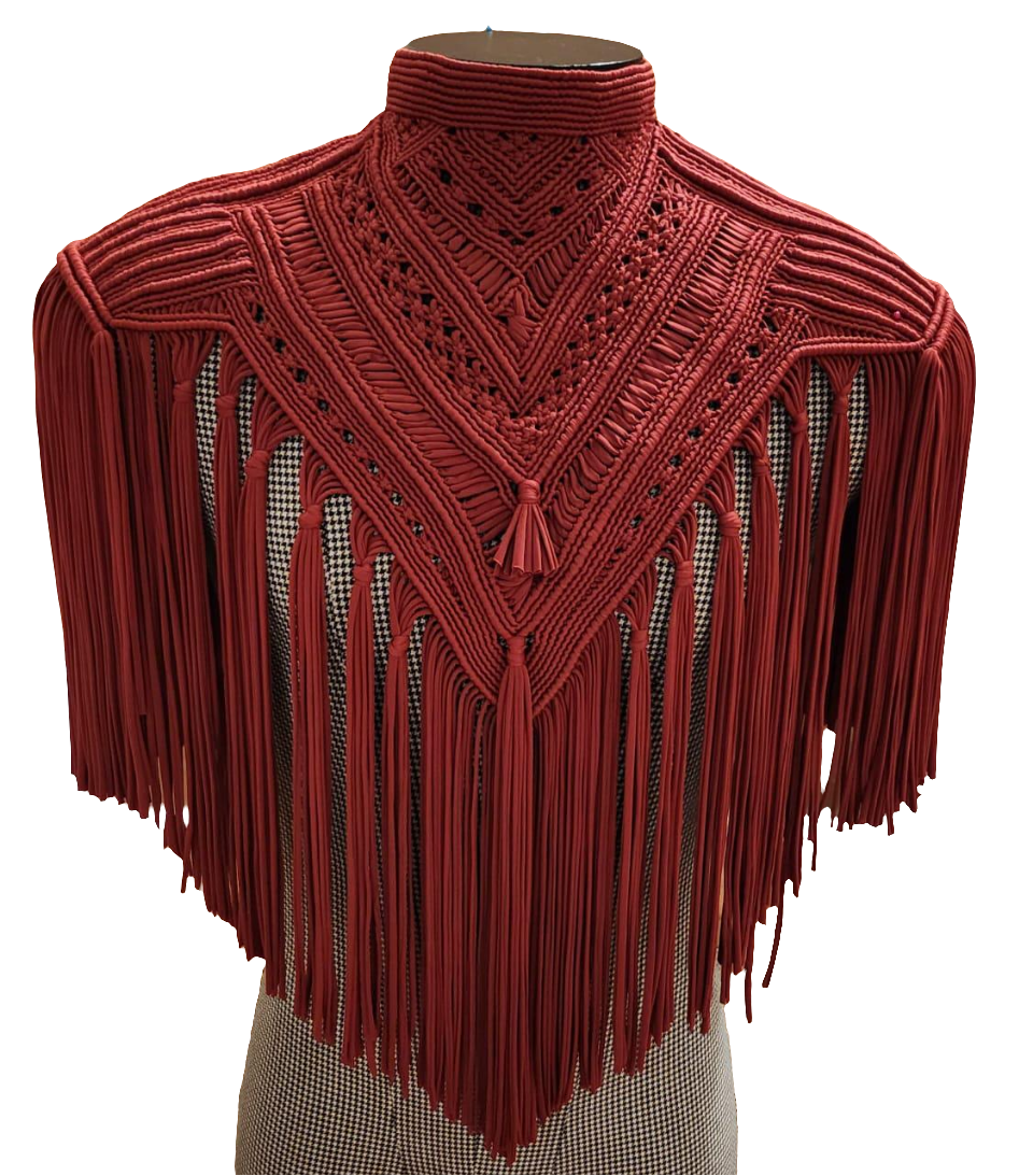 Festival Men's Cape - Handcrafted Unique Outfit for Him