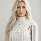 Unixes Macrame Festival capelet-Cape -Poncho